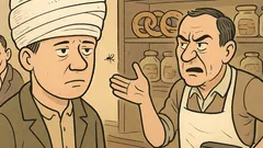 Witz: Ein Mann mit Riesenverband kommt rein