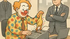 Witz: Was macht ein Clown im Büro?