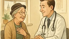 Witz: Eine ältere Dame zum Arzt…