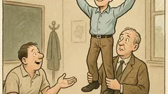 Witz: Wolfgang, steigere mir das Wort „leer“!