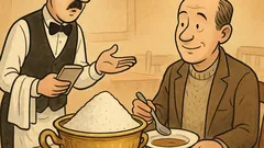 Witz: Der Ober fragt den Gast…