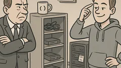 Witz: Chef: Wo ist unser Backup?