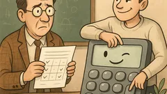 Witz: Der Taschenrechner sagt zum Professor …