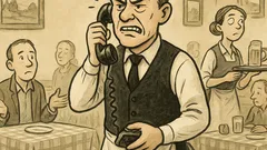 Witz: Kann ich einen Tisch bestellen?