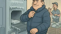 Witz: Gefriergut‑Einschweißer schaltet die Maschine an…