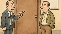 Witz: Erwin fragt Paul: Warum zwei Tritte?