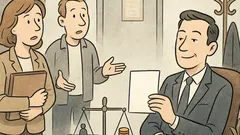 Witz: Anwaltsgehilfin kommt mit Akte rein