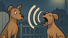 Witz: Ein Wachhund zum anderen: