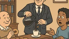 Witz: Der Anwalt bittet Mandanten ins Büro