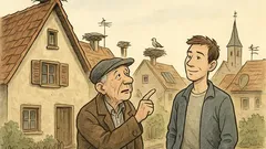 Witz: Früher gab’s viele Störche, mein Sohn…