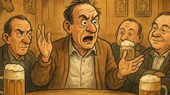 Witz: Müller jammert am Stammtisch: „Scheidung!“