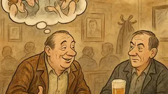 Witz: Zwei Männer an der Theke...