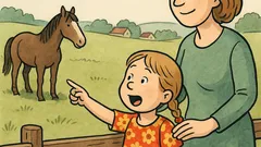 Witz: Monika entdeckt ein halb schimmeliges Pferd